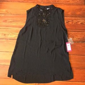 Vince Camuto Sequin Opulent Mood Blouse